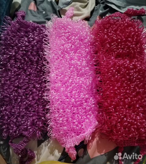 Мочалка ручной работы