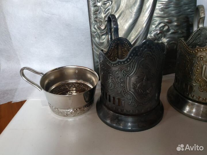 Подстаканники мельхиор