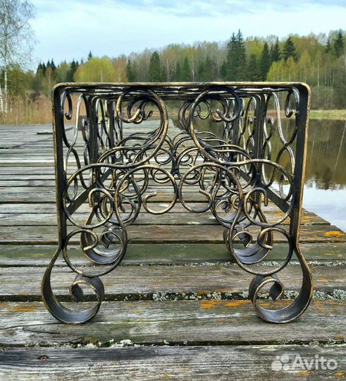 Кованый пуф