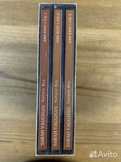 Sarah Vaughan “Nature Boy” 3 CD-box, фирменные