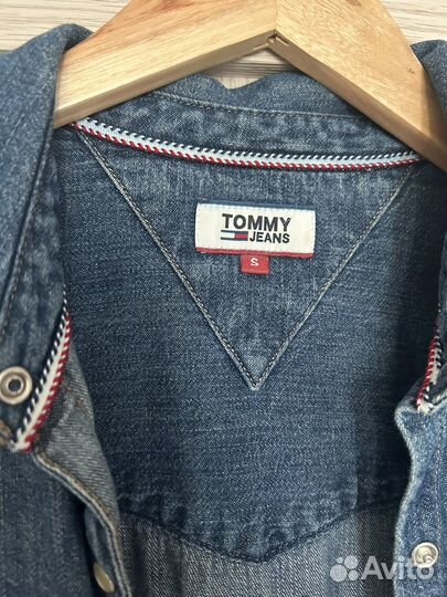 Джинсовая рубашка tommy hilfiger оригинал
