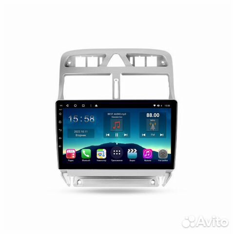 Магнитола Peugeot 307 2001-2008 Topway