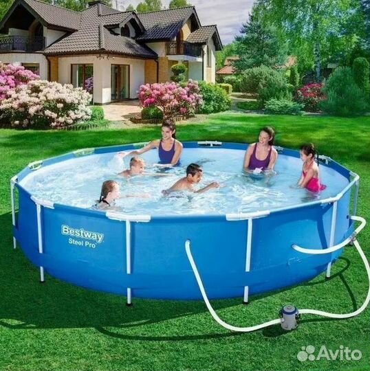 Каркасный бассейн 305х100 с насос фильтром