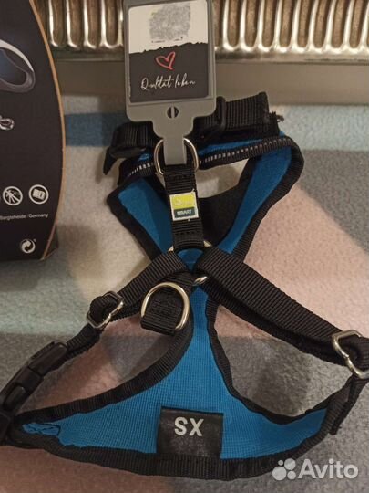 Поводок рулетка Flexi и шлейка XS новые