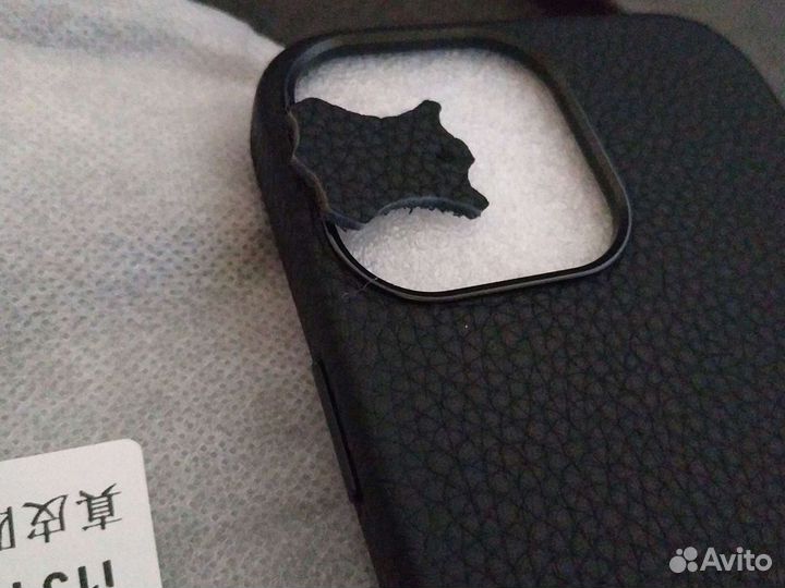 Чехол на iPhone 13 pro max из на натуральной кожи