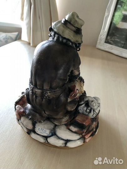 Фигурка Каподимонте Бродяга готовит завтрак Милио