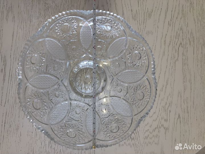 Большая хрустальная ваза