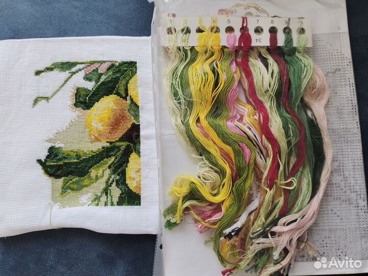 Набор для вышивания крестом золотое руно