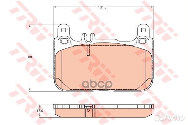 К-т дисков. тормоз. колодок GDB2118 TRW