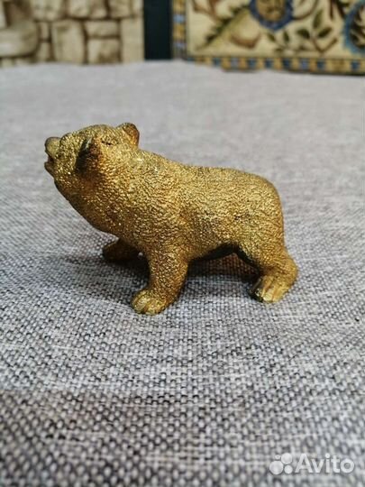 Статуэтка бронза Медведь