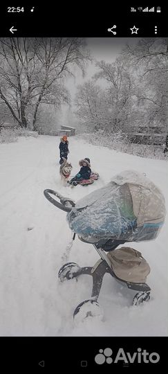 Коляска stokke xplory 2 в 1