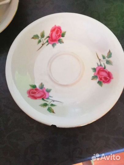 Чайный сервиз - Роза фарфор