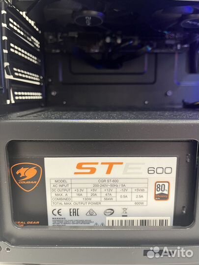 Игровой пк ryzen 5 2600 / GTX 1660 Super 6gb / SSD