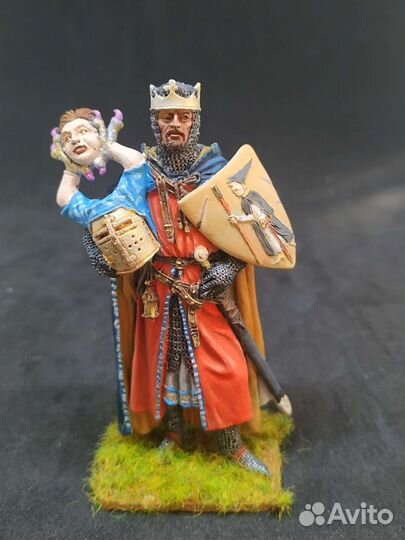 Оловянная миниатюра 54 мм Король фон Шоттен