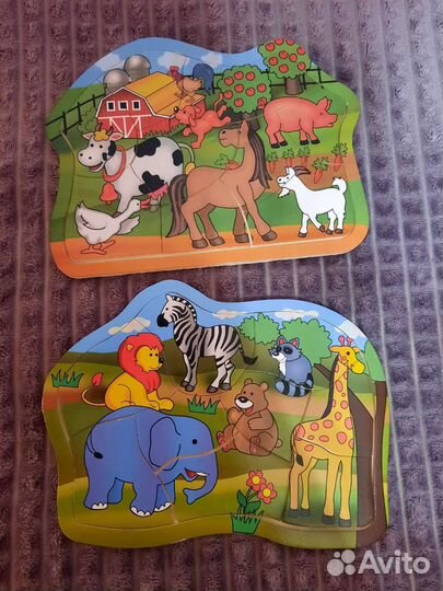 Деревянные пазлы