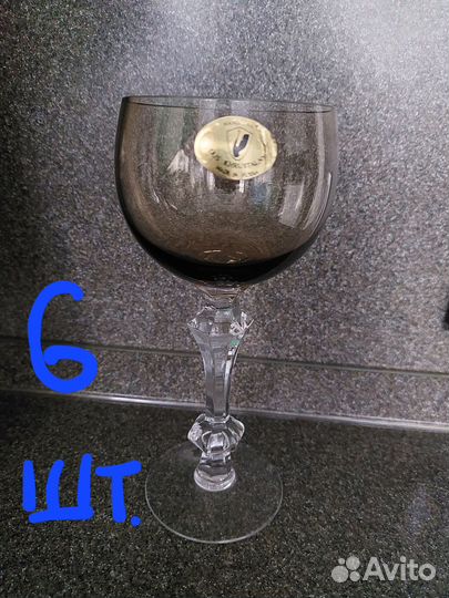 Фужеры гусь хрустальный