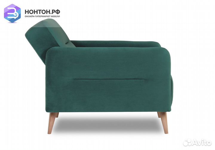 Кресло книжка Хюгге зелёное