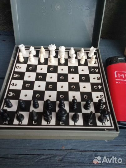 Дорожные шахматы и шашки СССР