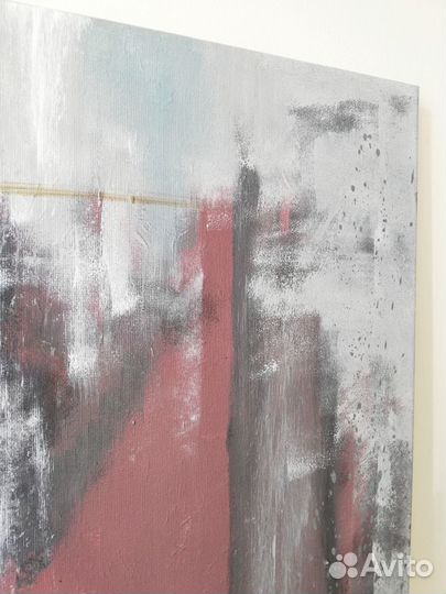 Интерьерная картина абстракция холст