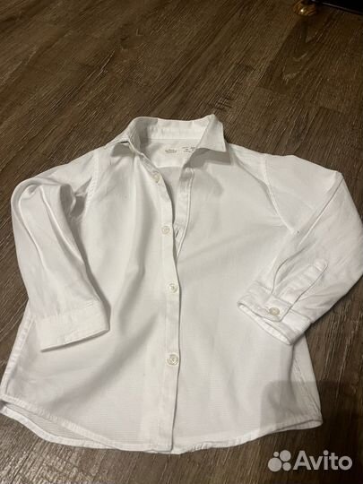 Рубашка белая zara