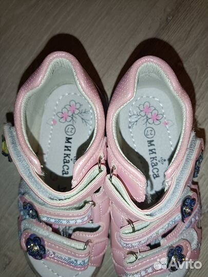 Сандалии для девочки 27 размер