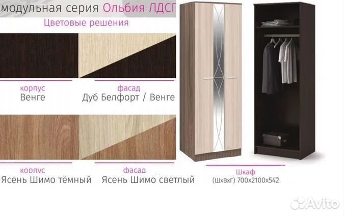 Шкаф ширина 70 см