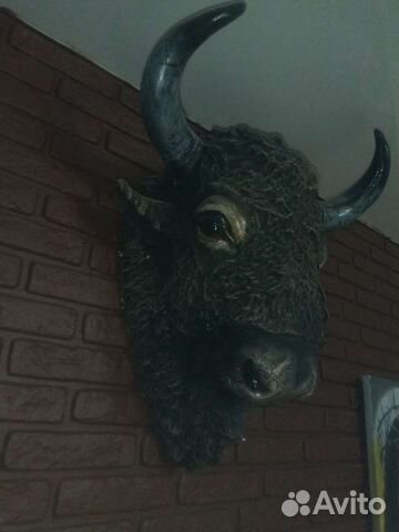 Голова быка на стену