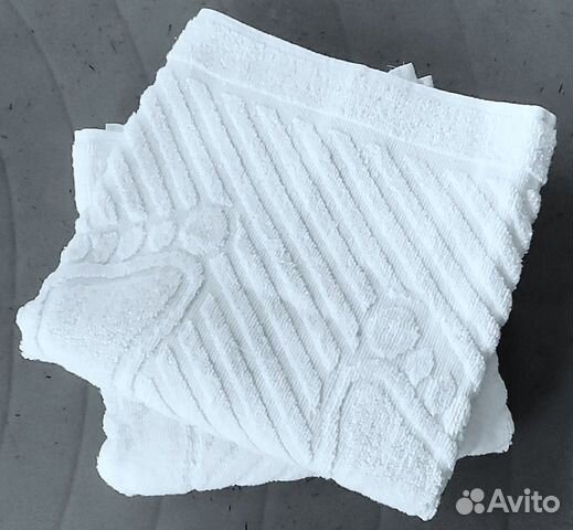Полотенца для гостиниц белые коврик-полотенце