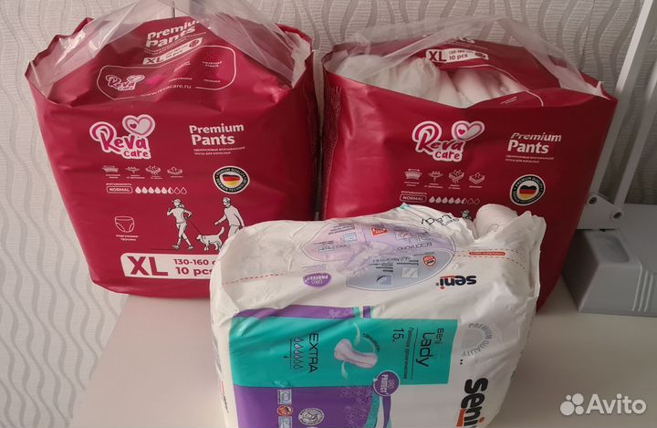 Подгузники для взрослых, прокладки урологические