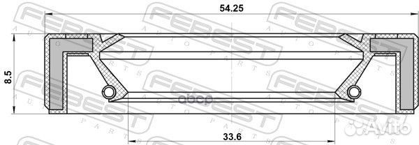 Сальник коробки передач chevrolet spark 2006-2007