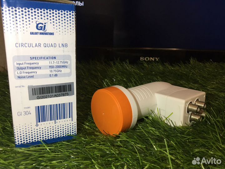 Конвертор спутниковый для НТВ Плюс / Триколор тв