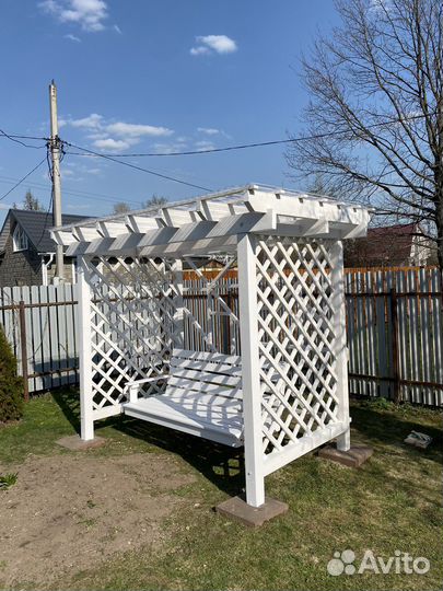 Качель пергола