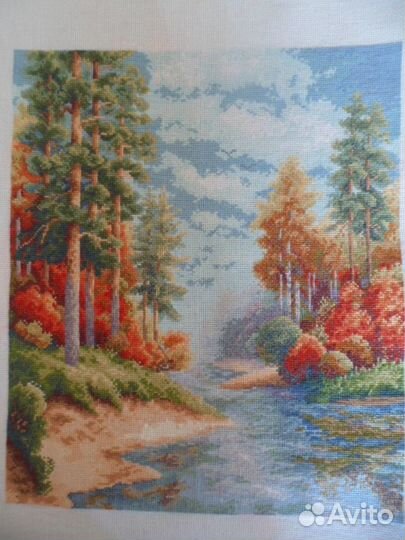 Картина вышитая крестом