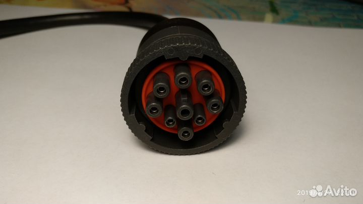 Переходник J1939 Deutsch Cummins 9pin obd2 камаз