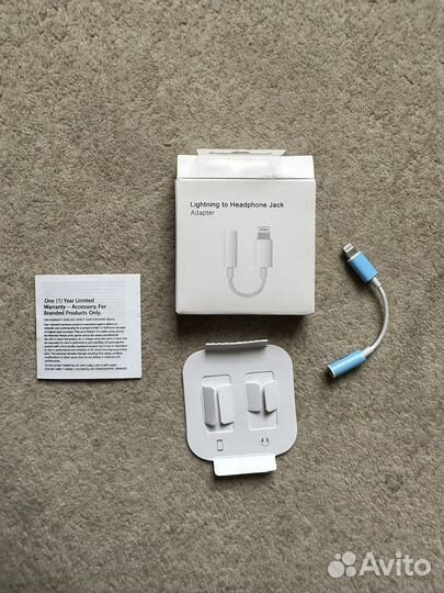 Переходник Apple Lightning на Jack 3,5мм