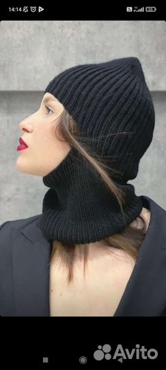 Шапка шлем для девушки