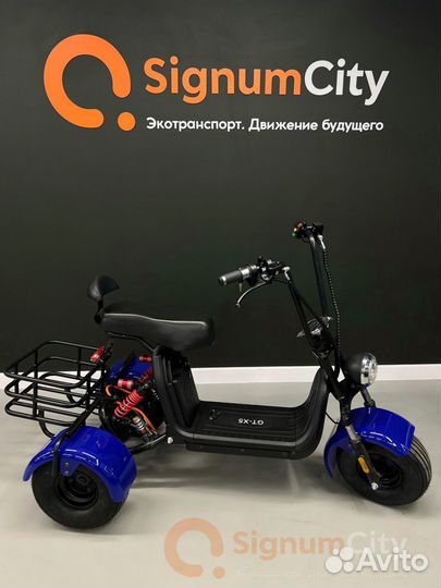 Электроскутер Citycoco GT X5 Trike