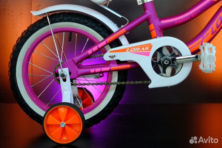 Детский велосипед lorak junior 14 Girl Doll
