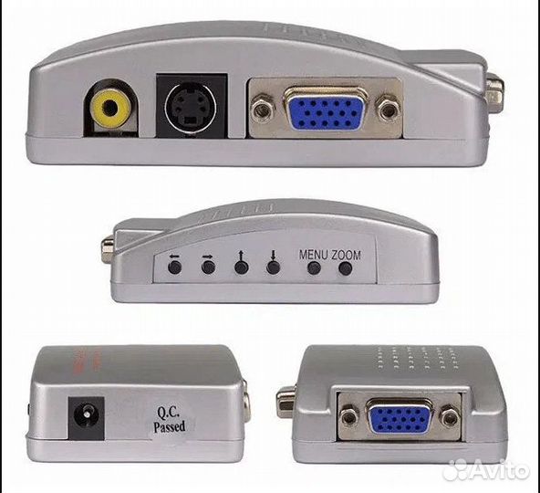 Конвертер H71 с VGA на AV RCA + S-Video