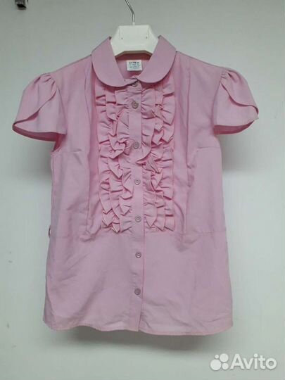 Новые белые блузки р. 128-158