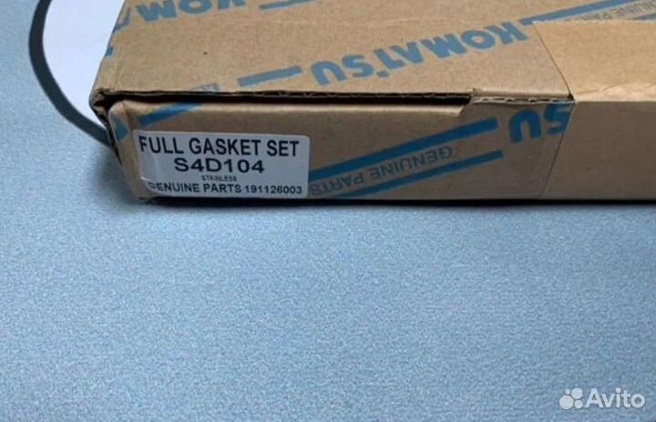 Полный комплект прокладок для ремнта двс Komatsu