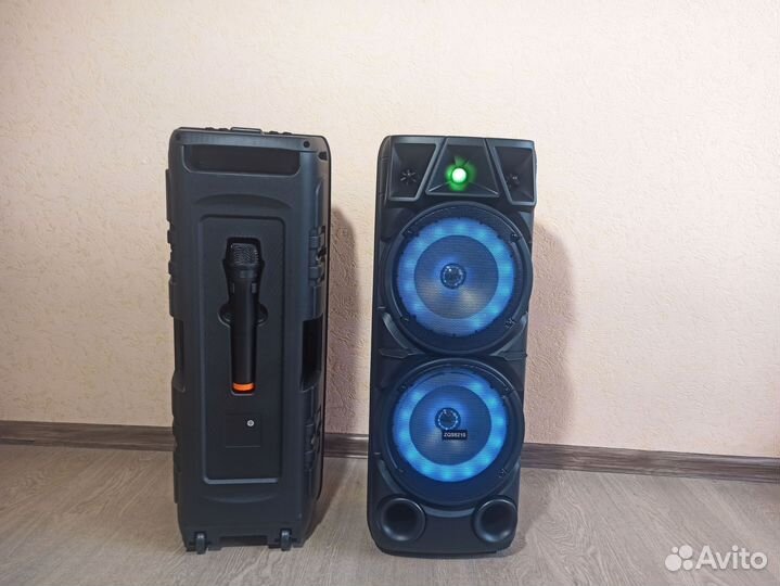 Портативная колонка с микрофоном