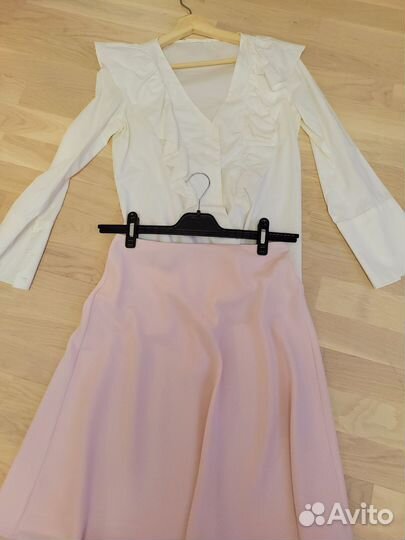 Рубашка блузка юбка zara mexx