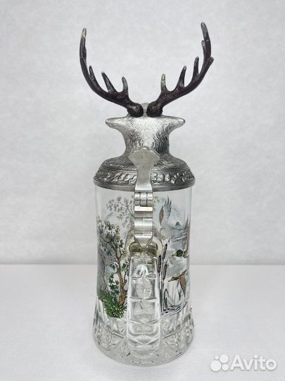 Коллекционная винтажная кружка Охота(Олень)