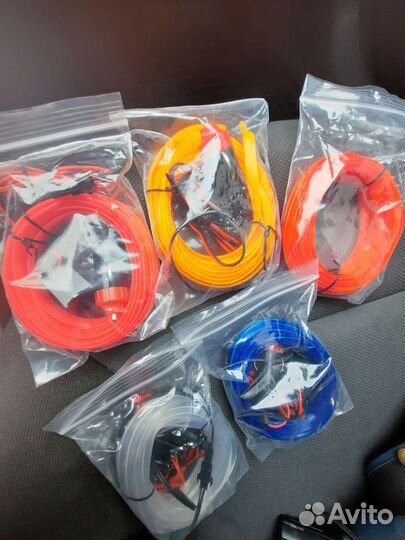 Неоновая лента в авто 12 вольт, подсветка неоновая