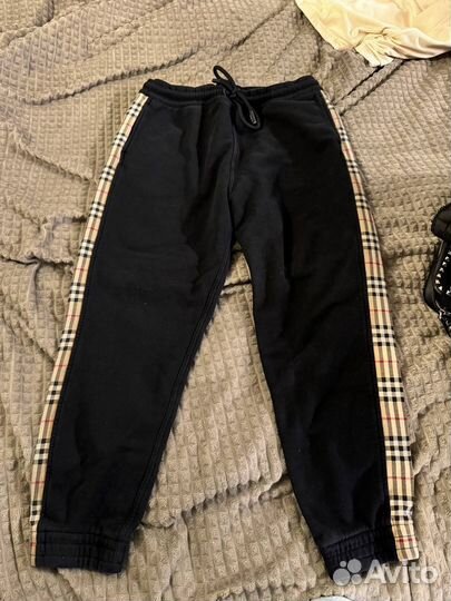 Штаны Burberry Black Logo оригинал
