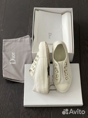 Кеды walk’n’dior без шнурков