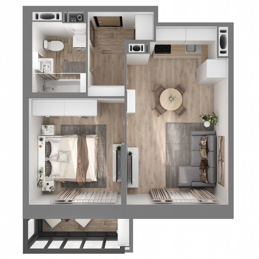 1-к. квартира, 34,9 м², 10/23 эт.