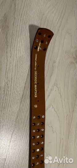 Мужской кожаный ремень george martas