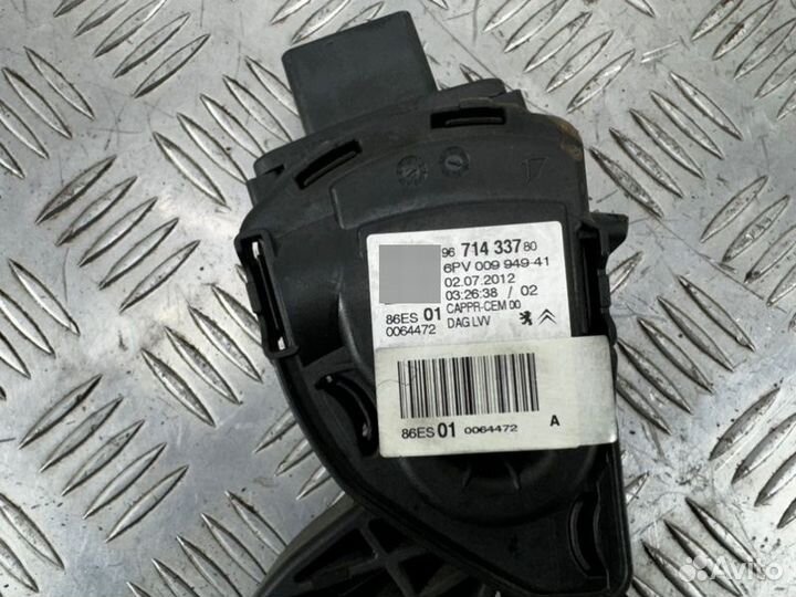 Педаль газа Peugeot 408 1.6 5FE EP6 CDT 2012